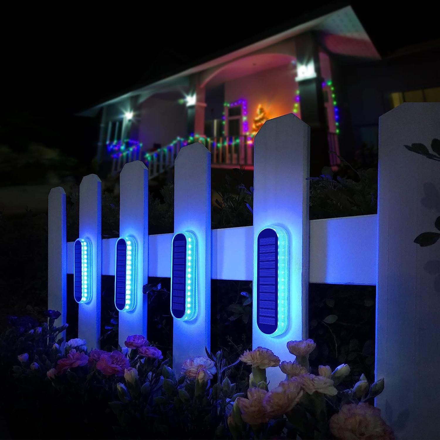 Outdoor Lighting On Stairs - ไฟ LED พลังงานแสงอาทิตย์สำหรับพื้น 5 ปีการใช้งาน 4