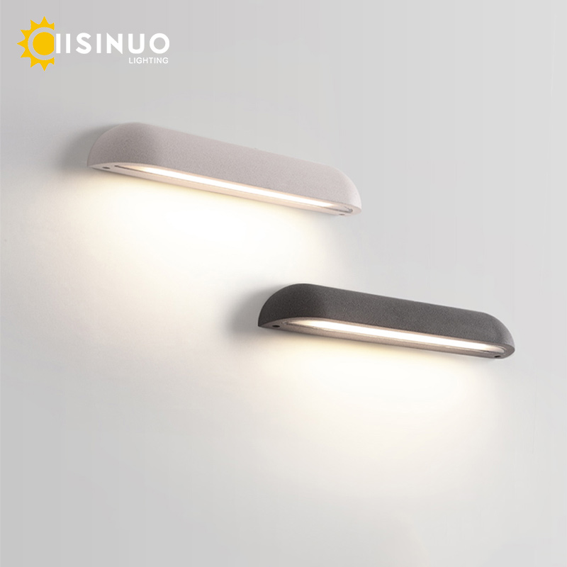 Outdoor Lighting Hardwired - กลางแจ้งคอนกรีต Wall Sconce IP65 Hardwired Power