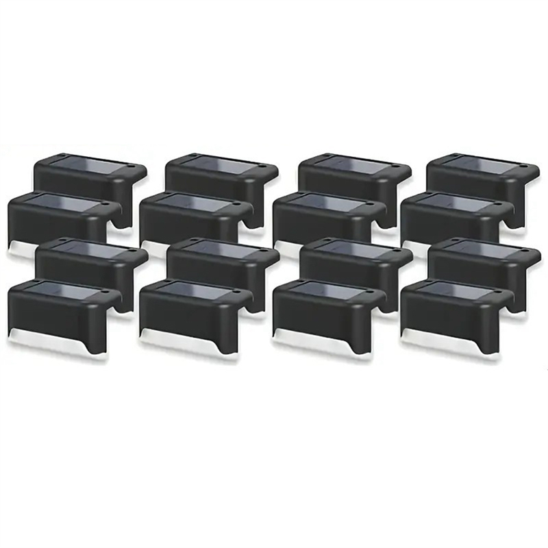 Outdoor Lighting On Stairs - RMWIN-ไฟ LED พลังงานแสงอาทิตย์ 16 ชิ้นไฟดาดฟ้ากลางแจ้งสำหรับถนนเชิงพาณิชย์ใช้บนระเบียง, ระเบียง,