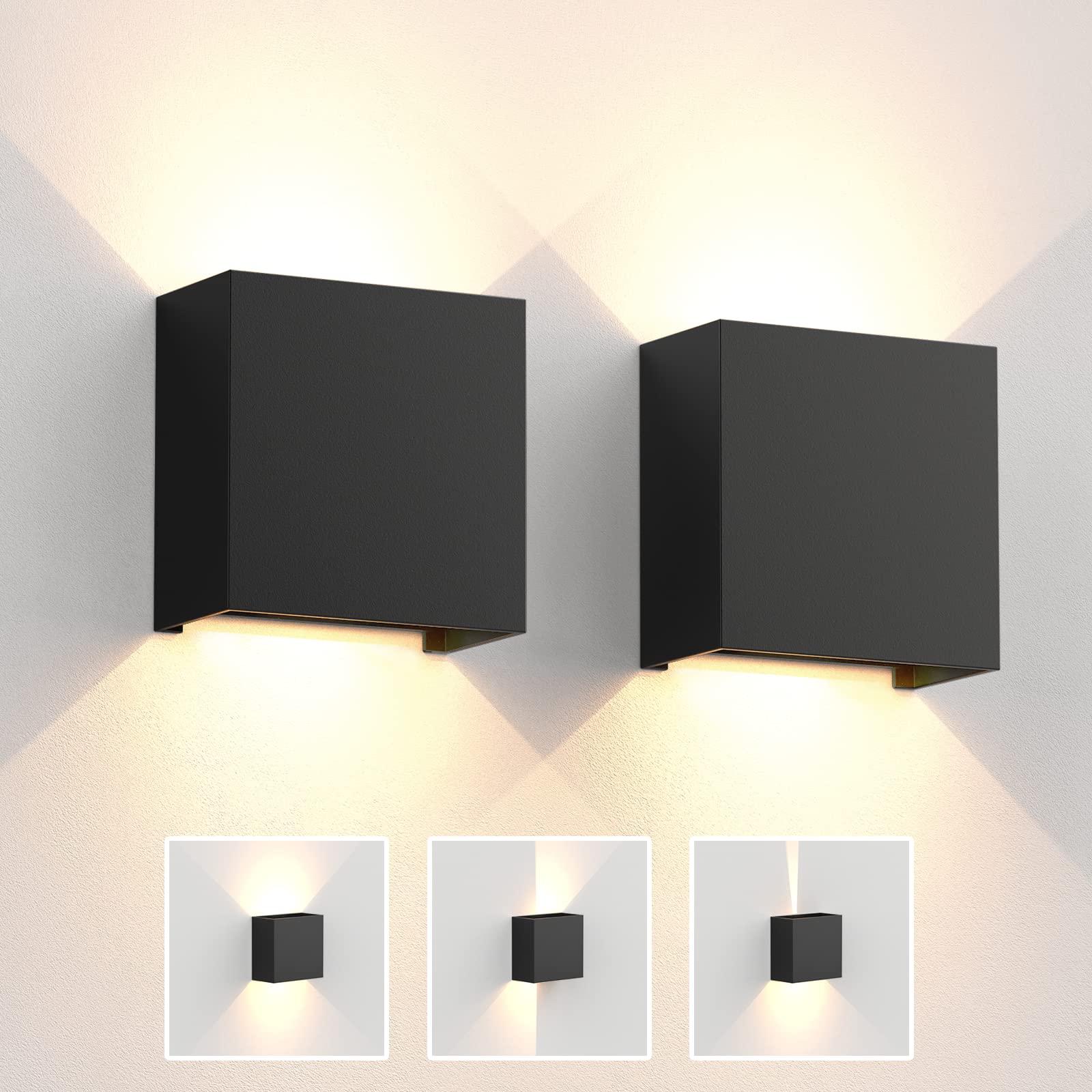 Outdoor Lighting Hardwired - LED Wall Sconces 6W โมเดิร์นในร่มกลางแจ้ง IP65