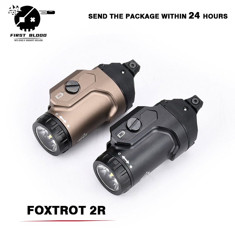 Outdoor Lighting Guide - ไฟฉายยุทธวิธี FOXTROT2R 700 ลูเมน ไฟฉายอเนกประสงค์สำหรับกิจกรรมกลางแจ้ง ป้องกันน้ำฝนและละอองน้ำ