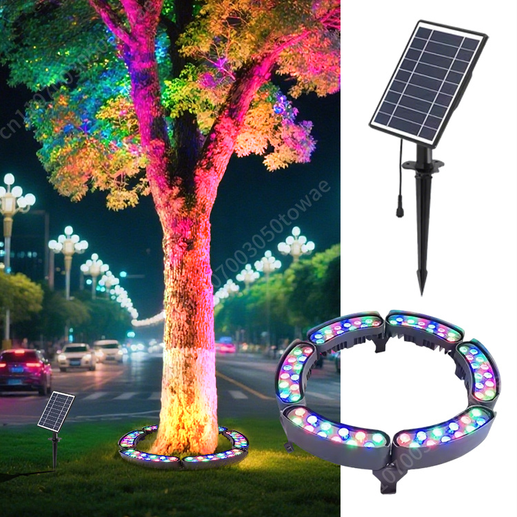 Outdoor Lighting On Trees - ไฟต้นไม้ Solar Hug Tree Light IP65