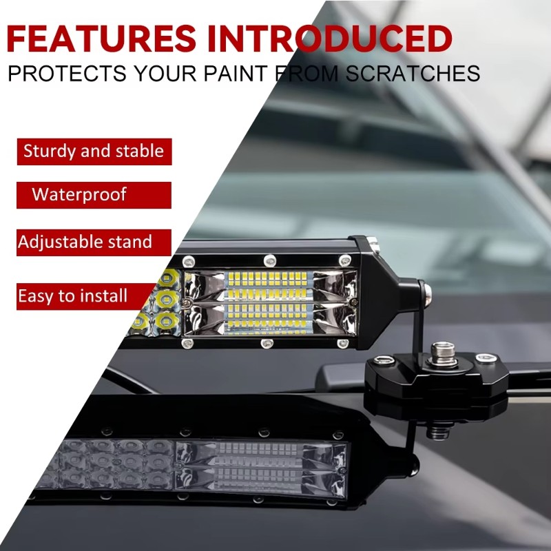 Led Flood Light - A96E-Clamp ขาตั้งไฟหน้าแบบยึด LED Spotlight Holder Flood