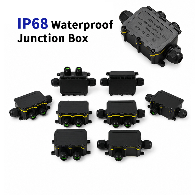 Outdoor Lighting Pole - กล่องต่อสายไฟกันน้ำ IP68 แบบ 2-8 ทาง 6