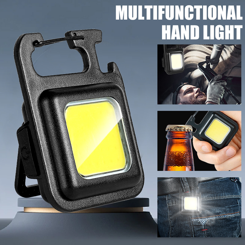 Outdoor Lighting Guide - ไฟฉายพวงกุญแจ MINI COB สว่างพิเศษ พกพาสะดวก ชาร์จซ้ำได้