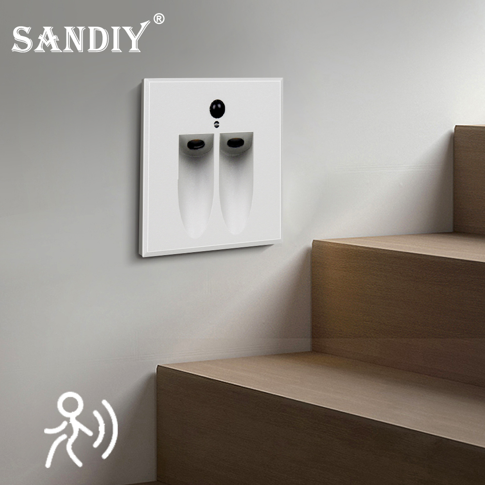 SANDIY โคมไฟติดผนังเซ็นเซอร์ไฟ - Outdoor Lighting On Stairs บทวิจารณ์และราคา