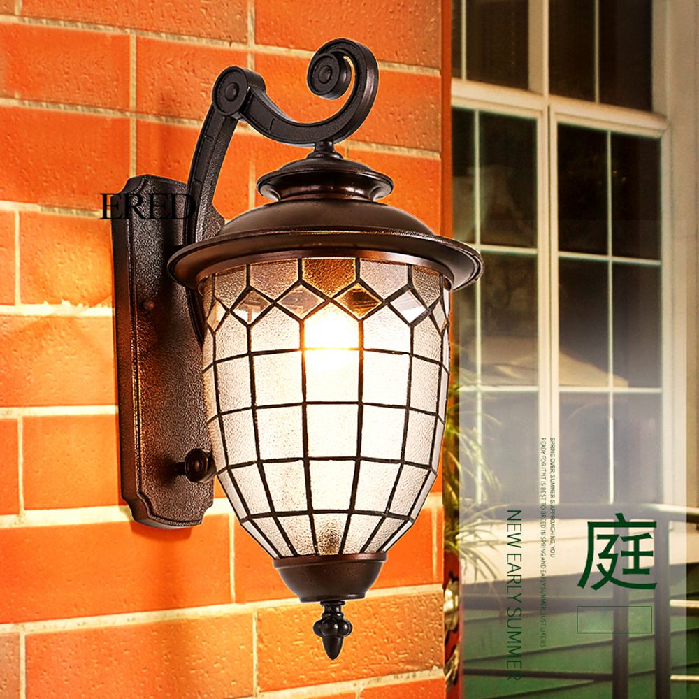 โคมไฟติดผนังระเบียงกลางแจ้งสไต - Outdoor Lighting Bronze บทวิจารณ์และราคา