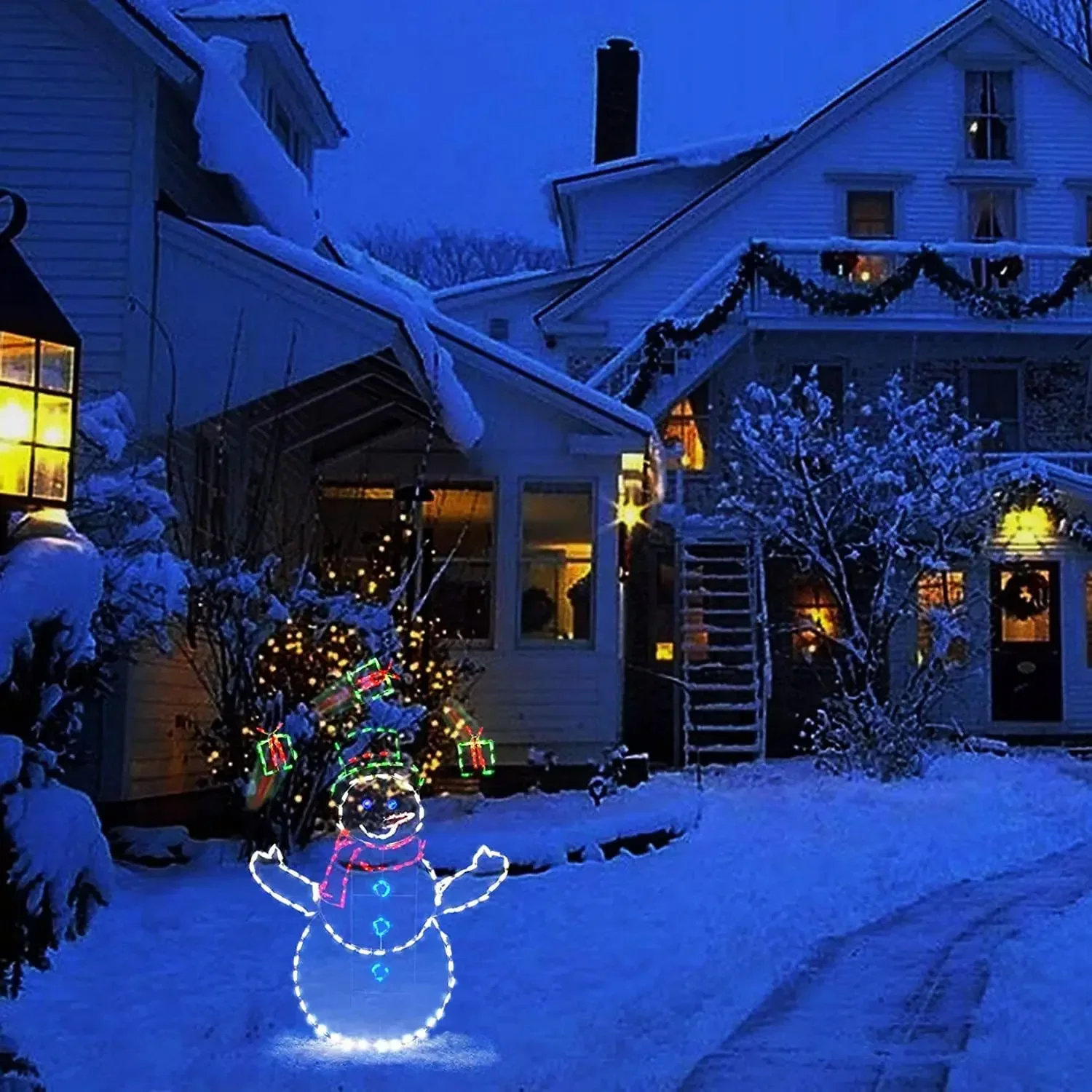 ไฟประดับลูกโลกหิมะเคลื่อนไหว L - Outdoor Lighting For Christmas บทวิจารณ์และราคา