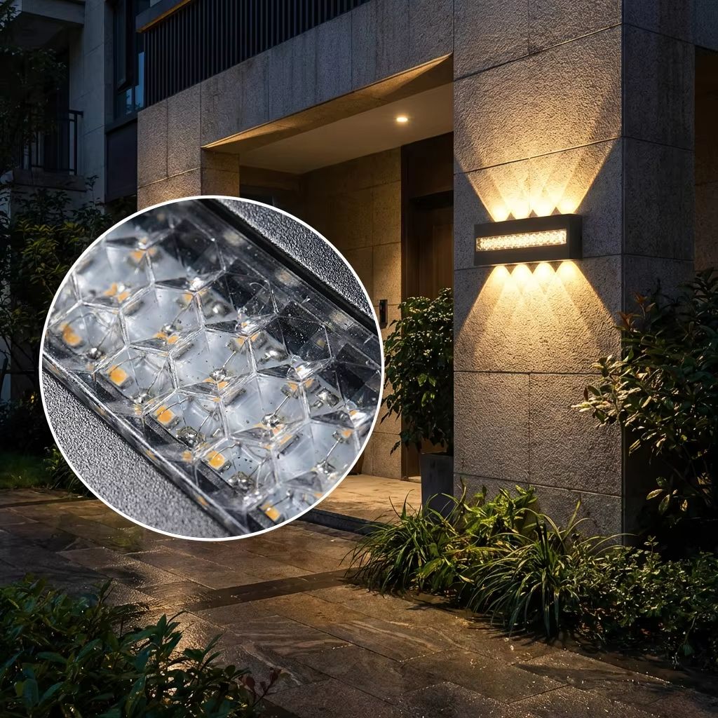 โคมไฟติดผนัง LED สไตล์มินิมอลท - Outdoor Lighting Hardwired บทวิจารณ์และราคา