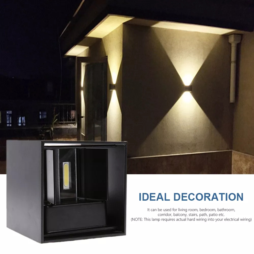 LED Wall Sconces 6W โมเดิร์นโค - Outdoor Lighting Hardwired บทวิจารณ์และราคา