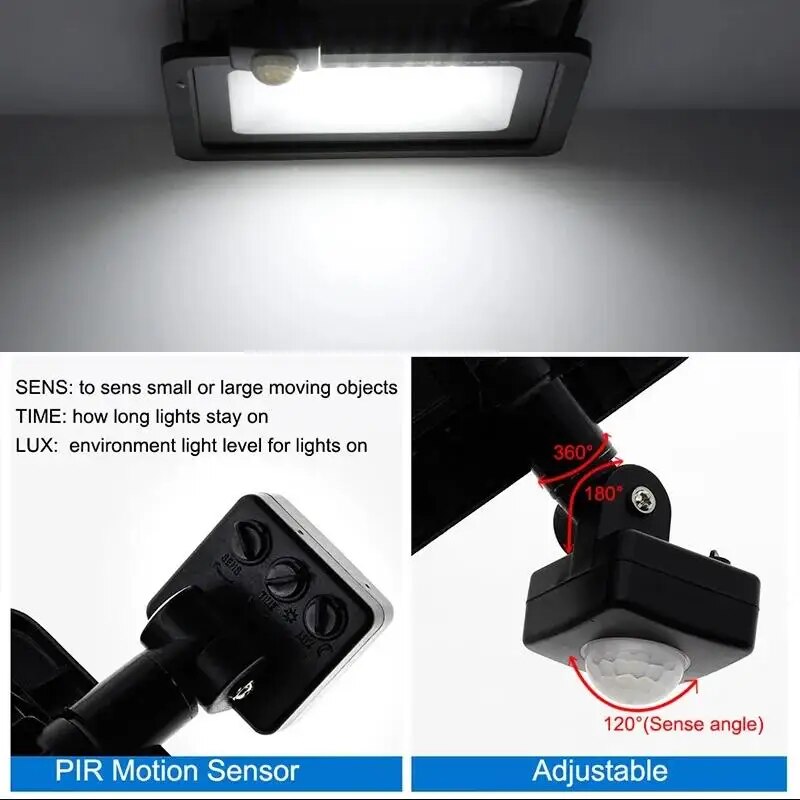 PIR Motion Sensor LED Floodlig - Outdoor Lighting Linear บทวิจารณ์และราคา