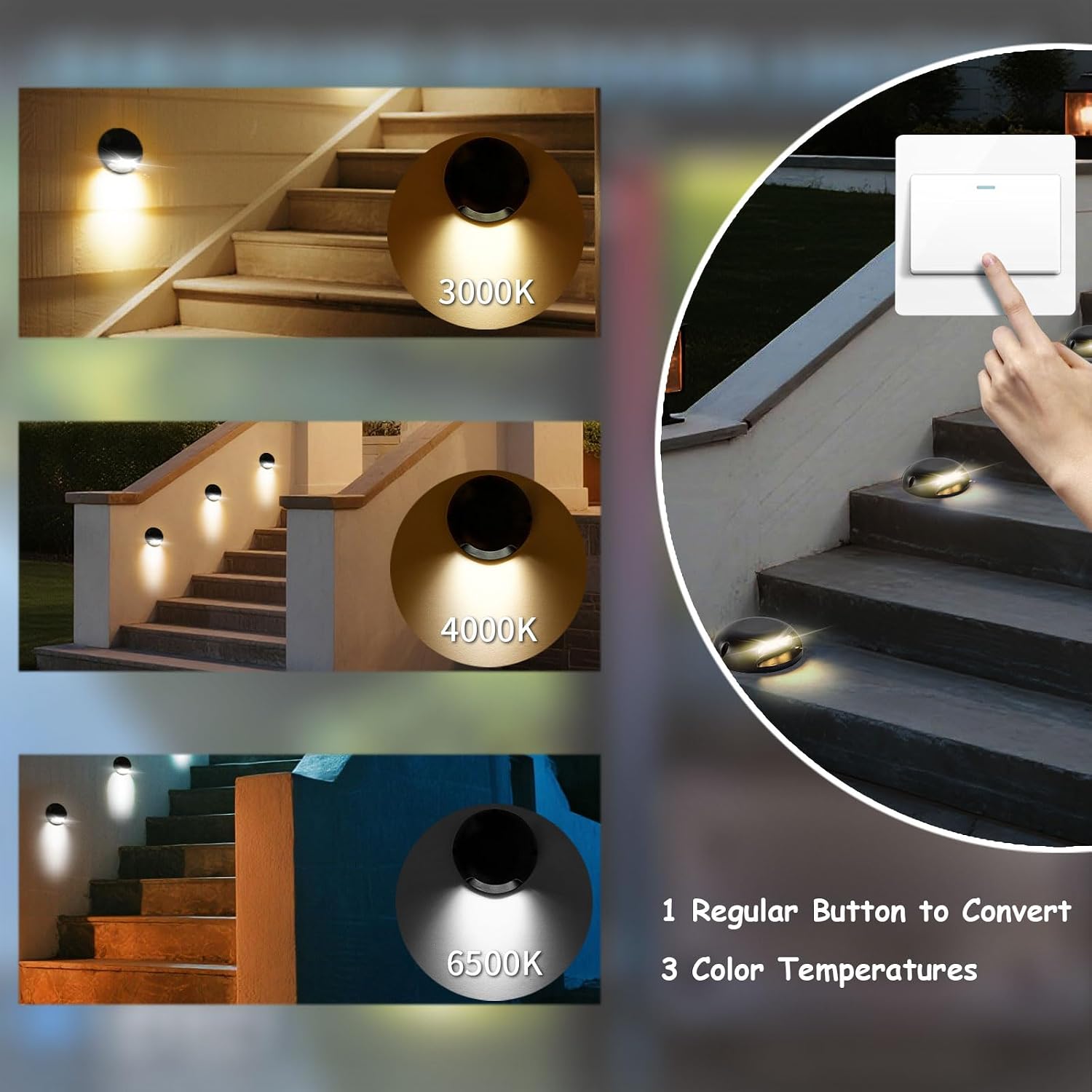 ไฟ LED สำหรับขั้นบันได AC220V  - Outdoor Lighting Hardwired บทวิจารณ์และราคา