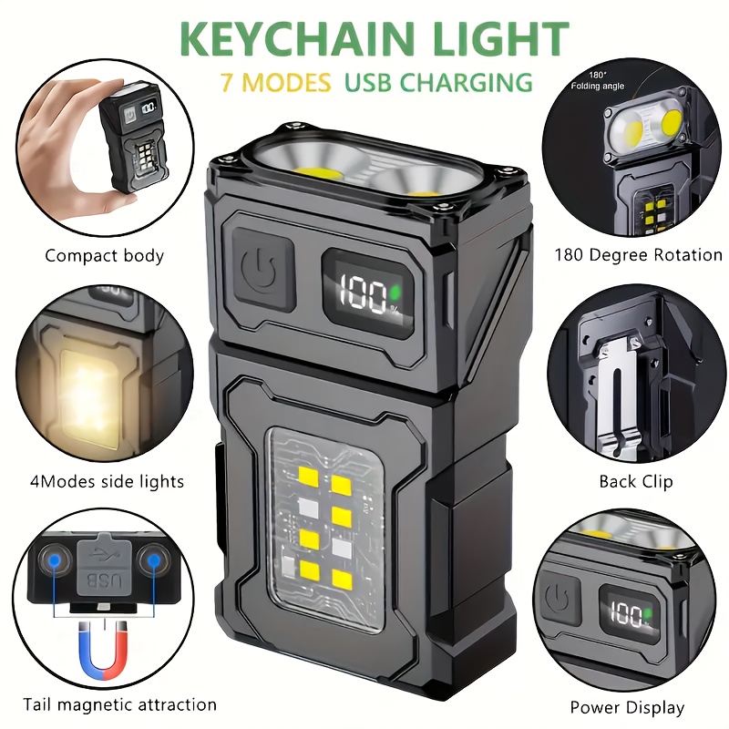 ไฟฉายพกพา LED แบบชาร์จไฟได้ขนา - Outdoor Lighting Guide บทวิจารณ์และราคา