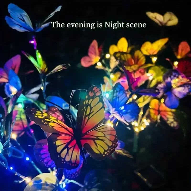พลังงานแสงอาทิตย์ LED สวนผีเสื - Outdoor Lighting For Christmas บทวิจารณ์และราคา