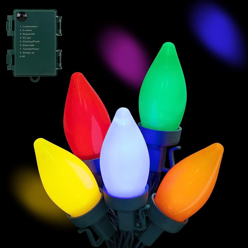 ไฟ LED หลากสี ABLJ สำหรับตกแต่ - Outdoor Lighting On Trees บทวิจารณ์และราคา