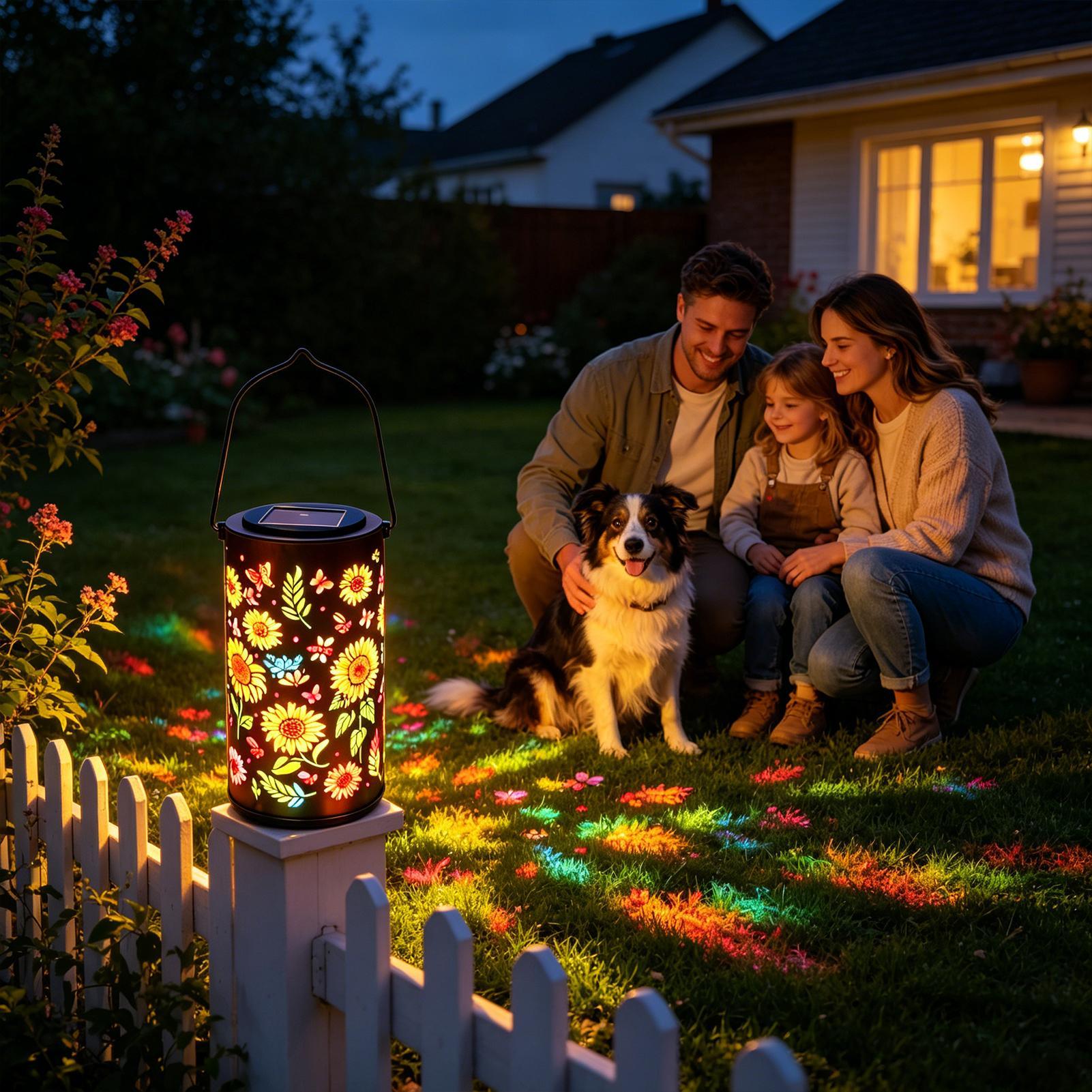 โคมไฟพลังงานแสงอาทิตย์รูปดอกทา - Outdoor Lighting For Patio บทวิจารณ์และราคา