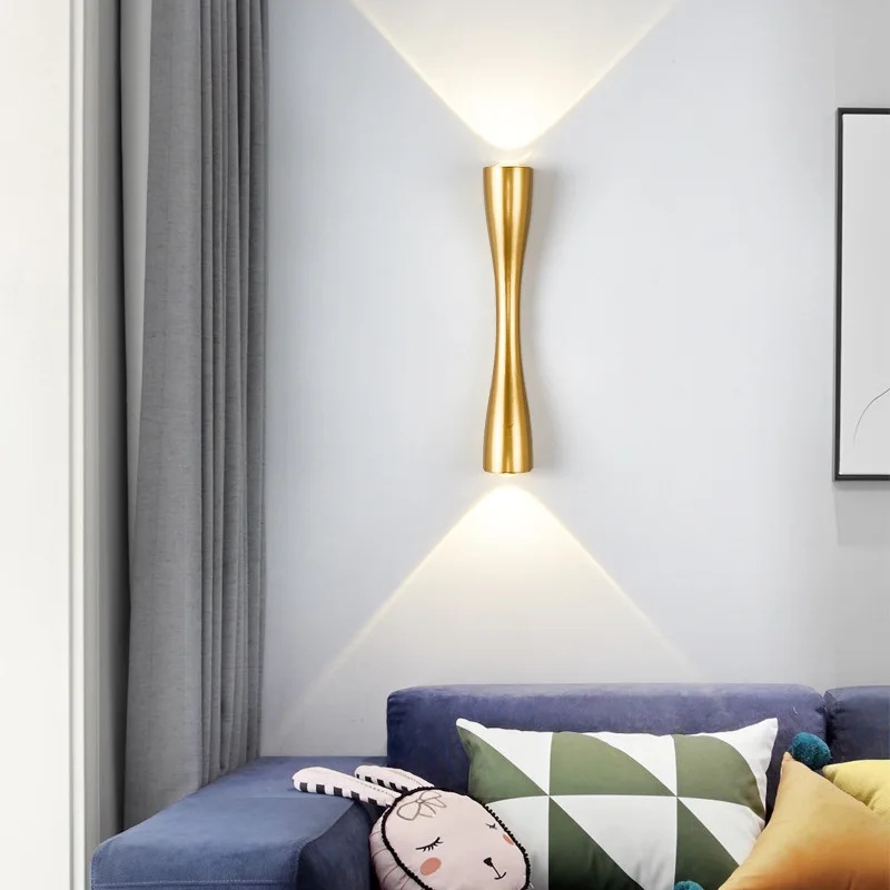 โคมไฟติดผนัง LED สีทอง แสงส่อง - Outdoor Lighting Hardwired บทวิจารณ์และราคา