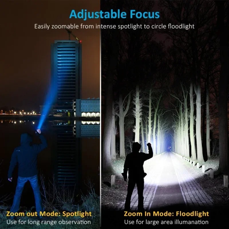 ไฟฉายแบบชาร์จได้ T6 ใช้แบตเตอร - Outdoor Lighting Guide บทวิจารณ์และราคา