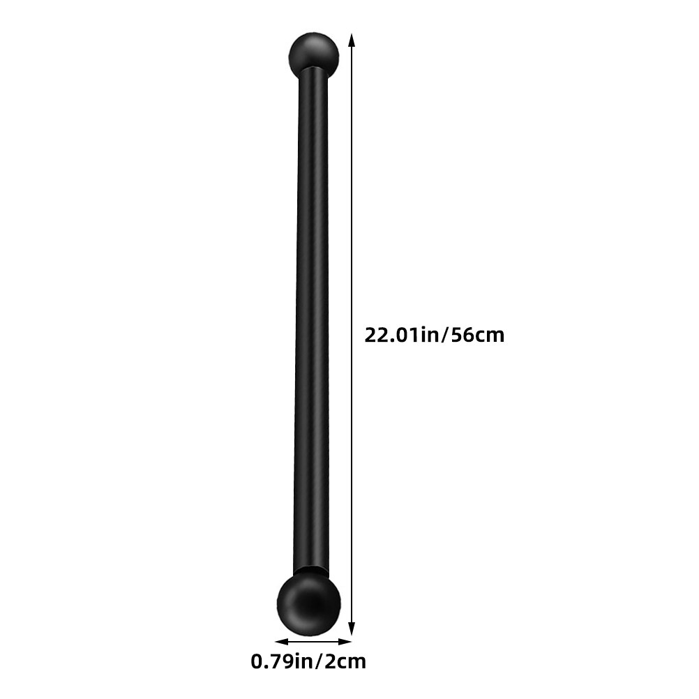ราวแขวนเสาไฟ 2 ชิ้น สีดำ ทำจาก - Outdoor Lighting For Patio บทวิจารณ์และราคา