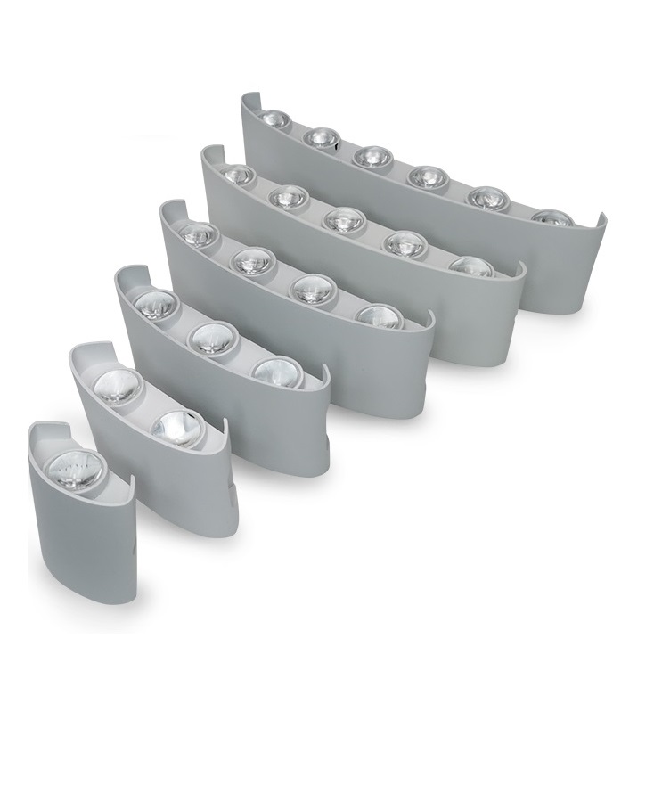 โคมไฟติดผนัง LED อลูมิเนียมกลา - Outdoor Lighting On Stairs บทวิจารณ์และราคา