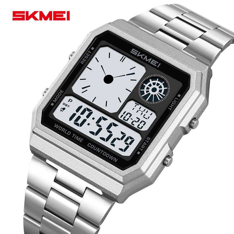 SKMEI 2353 สแตนเลสสตีลนาฬิกาข้ - Outdoor Lighting Strip บทวิจารณ์และราคา