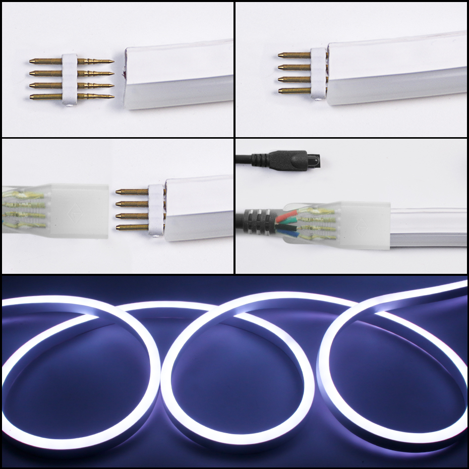 ไฟนีออน LED RGB 220V 5050 แถบไ - Outdoor Lighting Strip บทวิจารณ์และราคา
