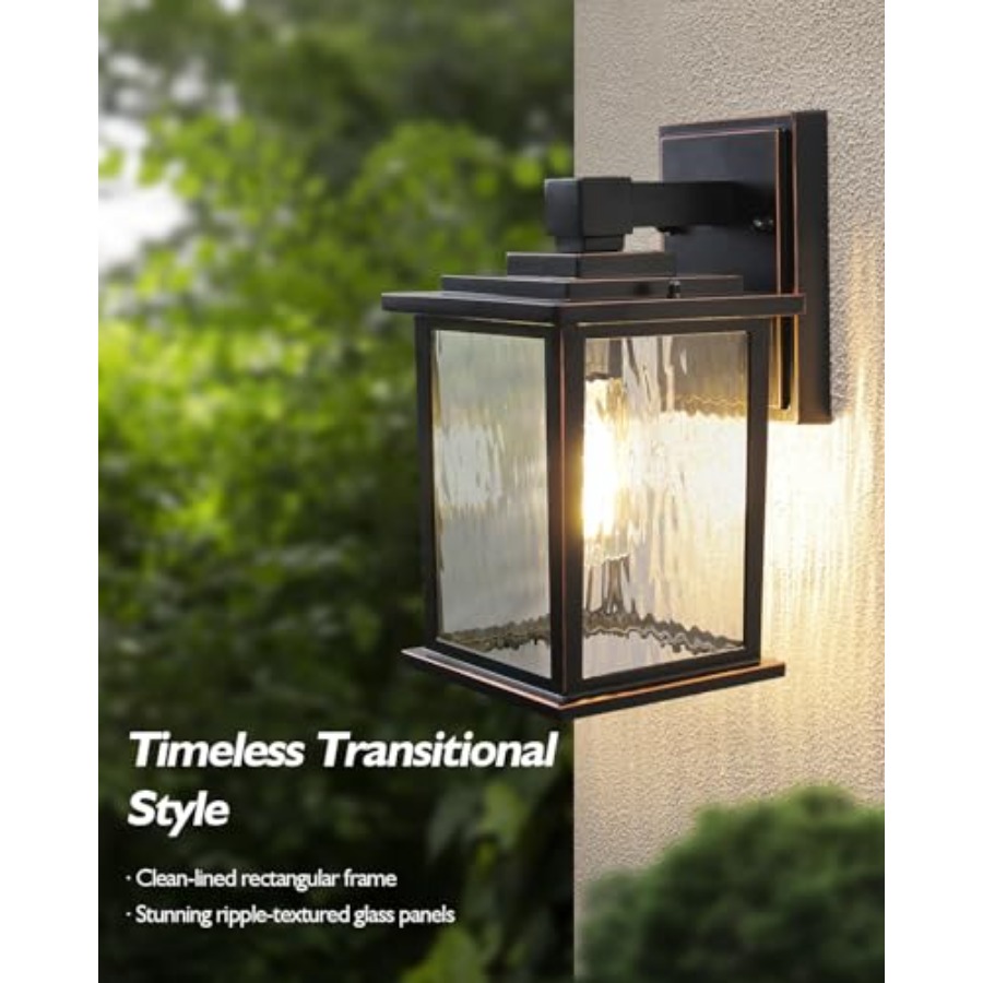 ไฟระเบียงกลางแจ้งขนาด 12 นิ้ว, - Outdoor Lighting Hardwired บทวิจารณ์และราคา