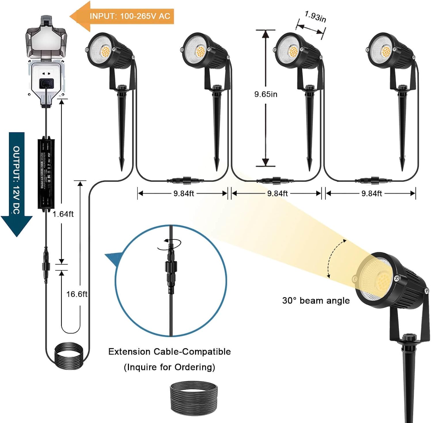 ไฟส่องสว่างภูมิทัศน์แรงดันต่ำ, - Outdoor Lighting Low Voltage บทวิจารณ์และราคา