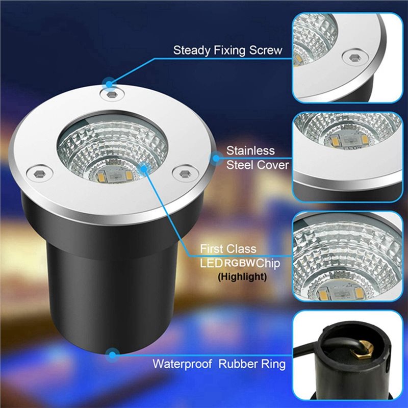 ไฟส่องพื้นกลางแจ้ง A01F 12V RG - Outdoor Lighting Low Voltage บทวิจารณ์และราคา