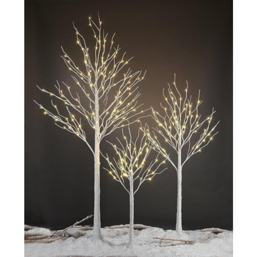 ชุดไฟต้นเบิร์ช LED สำหรับตกแต่ - Outdoor Lighting On Trees บทวิจารณ์และราคา