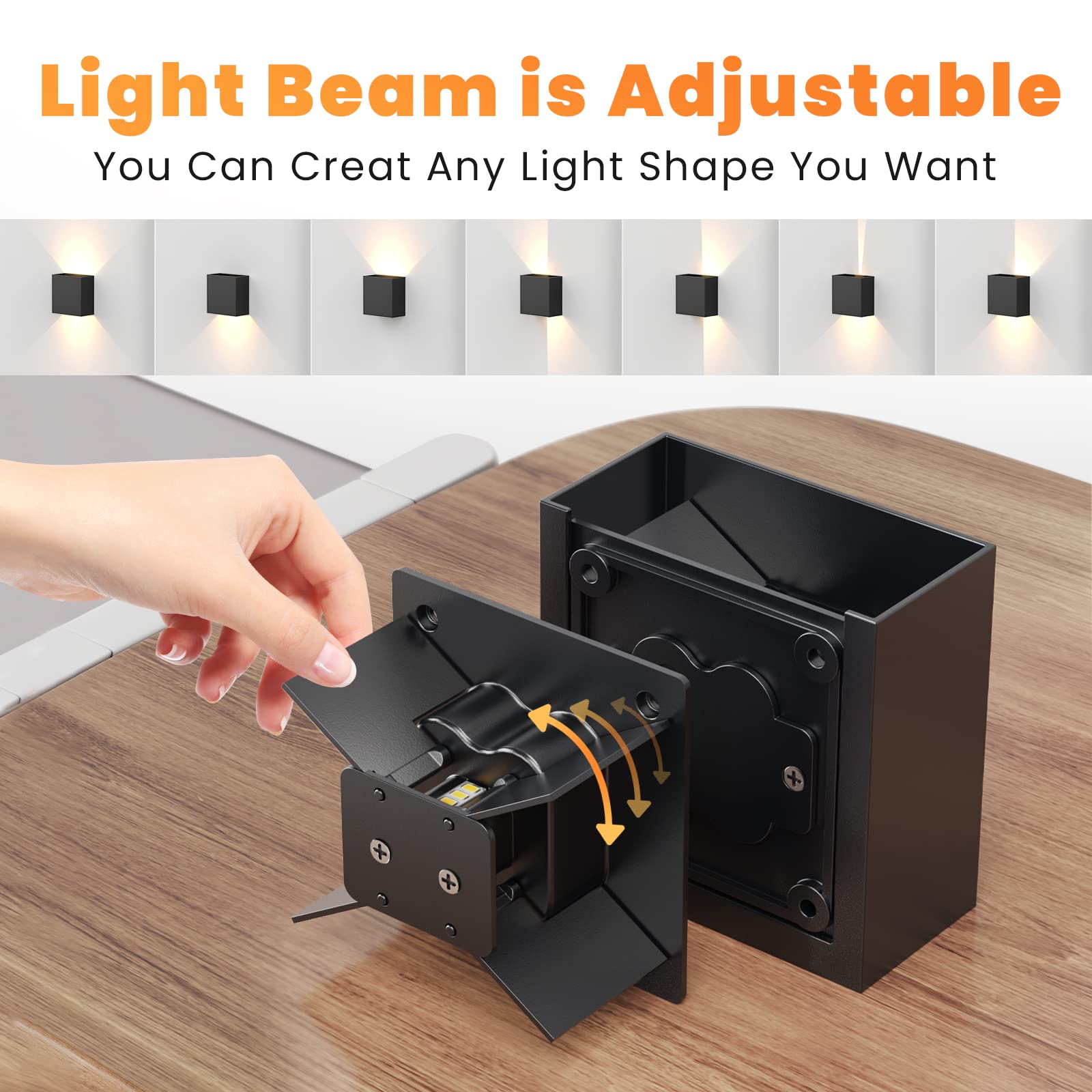 LED Wall Sconces 6W โมเดิร์นใน - Outdoor Lighting Hardwired บทวิจารณ์และราคา