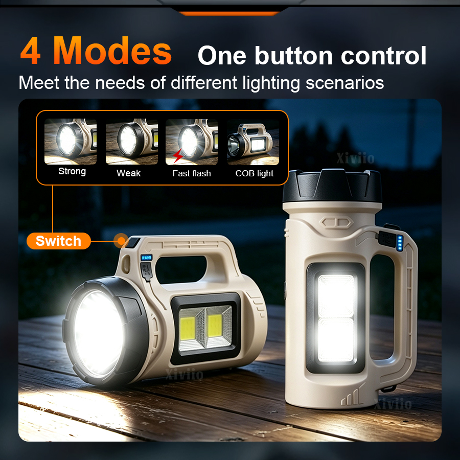 ไฟฉาย LED มือถือ Multiscene พล - Fire Torch Solar บทวิจารณ์และราคา