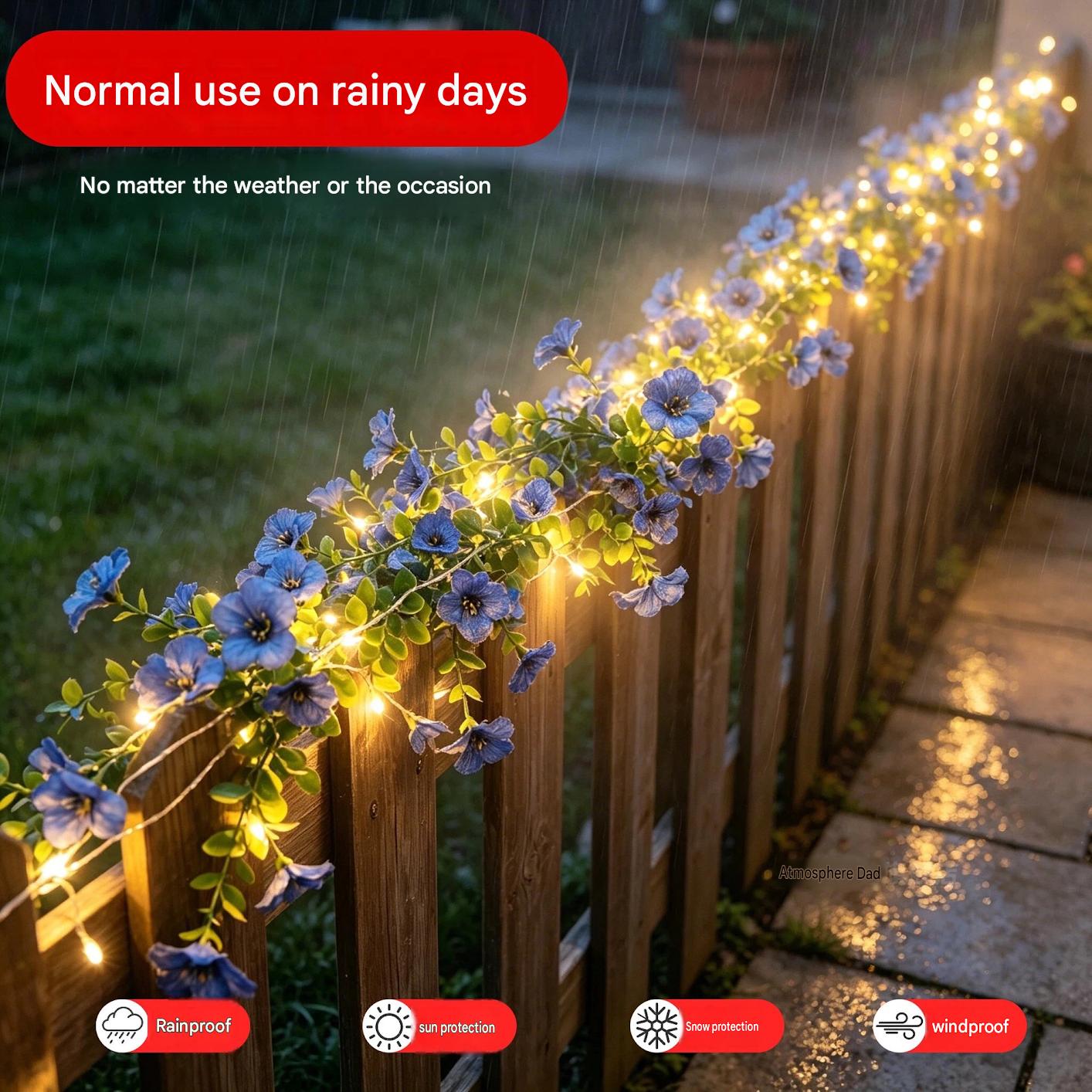 ไฟประดับรูปดอกกุหลาบพลังงานแสง - Outdoor Lighting For Christmas บทวิจารณ์และราคา