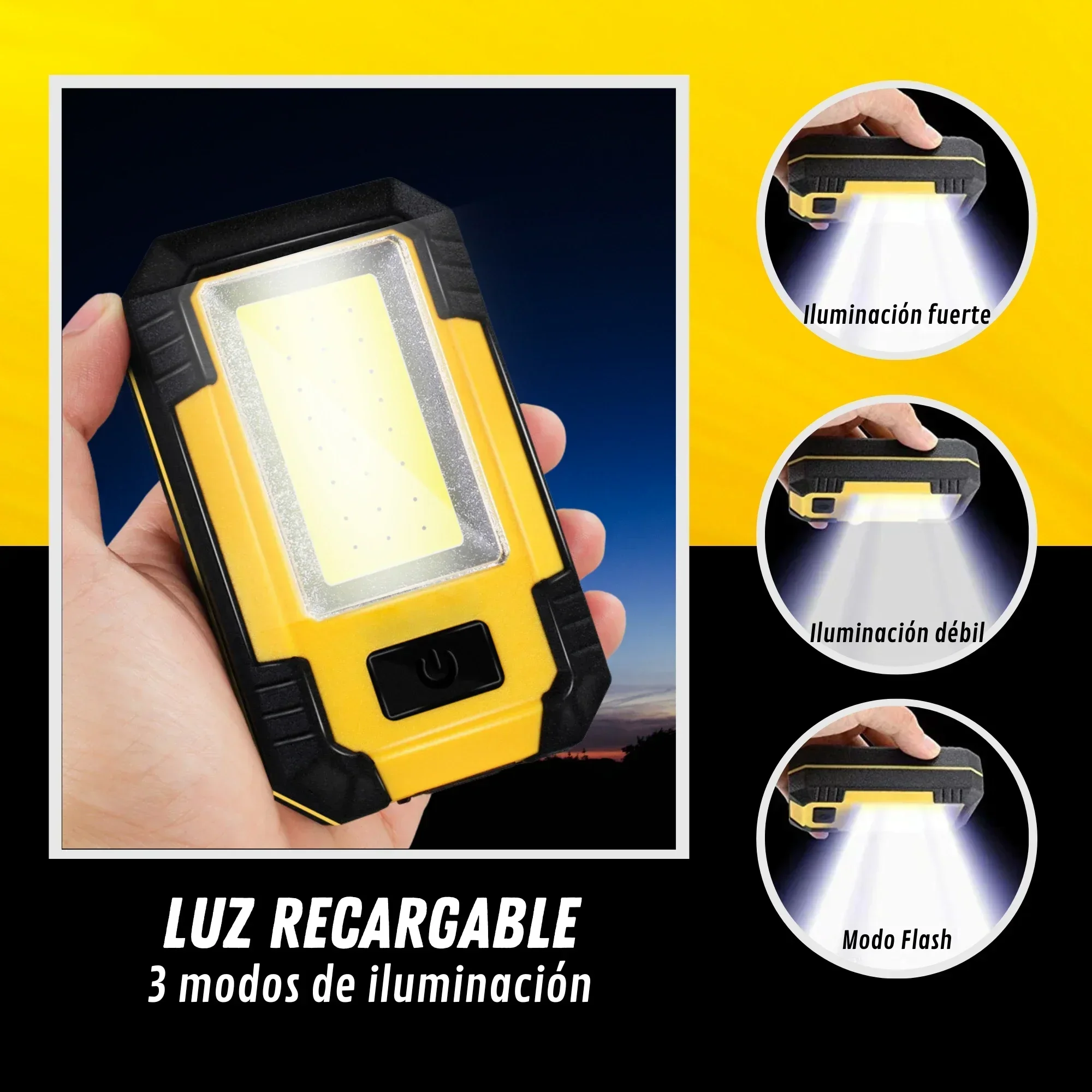 ไฟฉายชาร์จได้ 4000mAh แสงสว่าง - Outdoor Lighting Guide บทวิจารณ์และราคา
