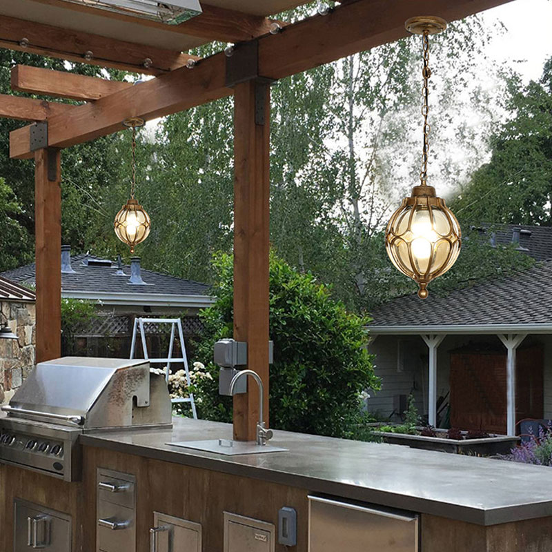 โคมไฟระย้ากันน้ำแบบอเมริกันทาง - Outdoor Lighting Chandelier บทวิจารณ์และราคา