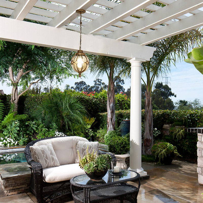 โคมไฟระย้ากันน้ำแบบอเมริกันทาง - Outdoor Lighting Chandelier บทวิจารณ์และราคา