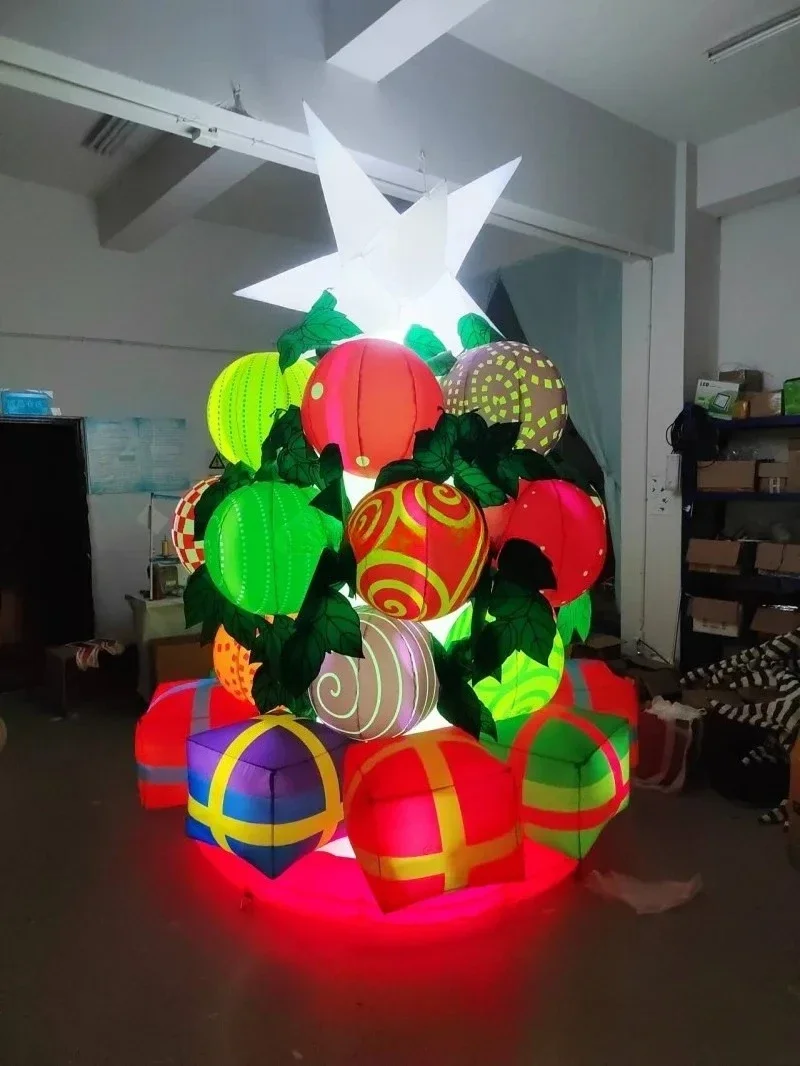 ตกแต่งกลางแจ้ง Inflatable คริส - Outdoor Lighting On Trees บทวิจารณ์และราคา