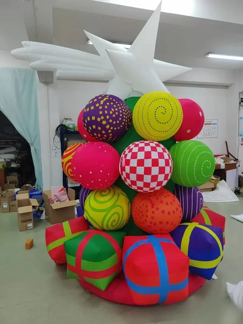 ตกแต่งกลางแจ้ง Inflatable คริส - Outdoor Lighting On Trees บทวิจารณ์และราคา