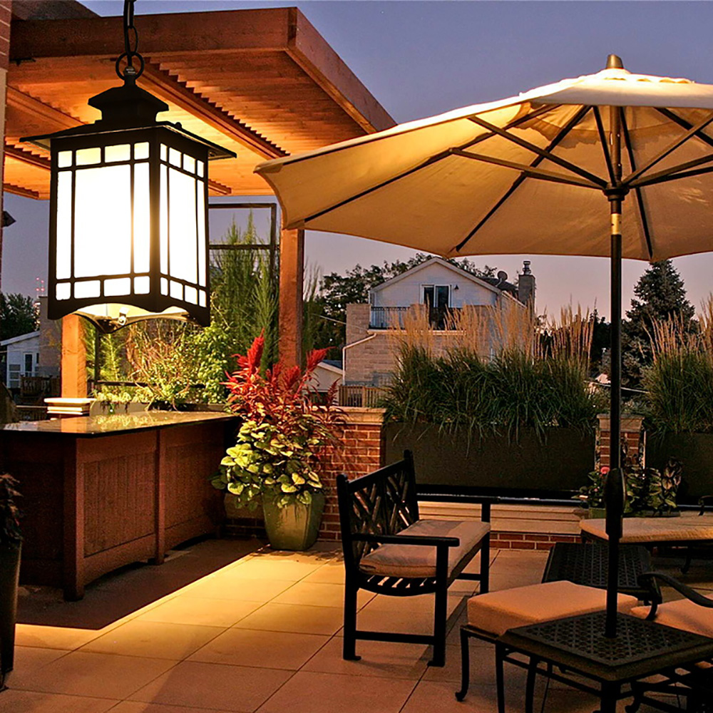 Vintage โคมไฟระย้าแก้วกลางแจ้ง - Outdoor Lighting Chandelier บทวิจารณ์และราคา