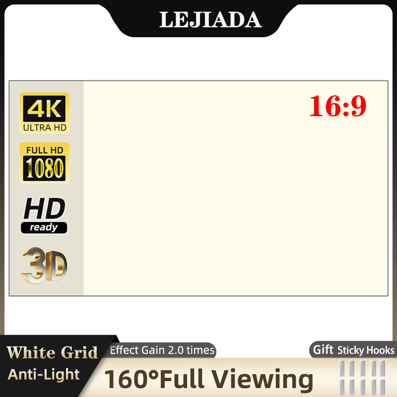 Lejiada หน้าจอโปรเจคเตอร์160กั - Outdoor Lighting Grid Screen บทวิจารณ์และราคา
