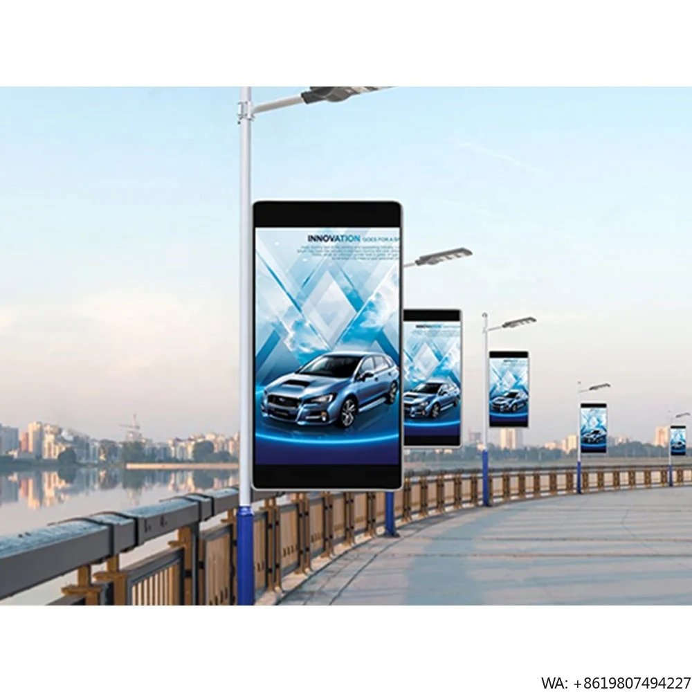 เสาไฟถนนน้ำหนักเบาพร้อมป้ายดิจ - Outdoor Lighting Pole บทวิจารณ์และราคา