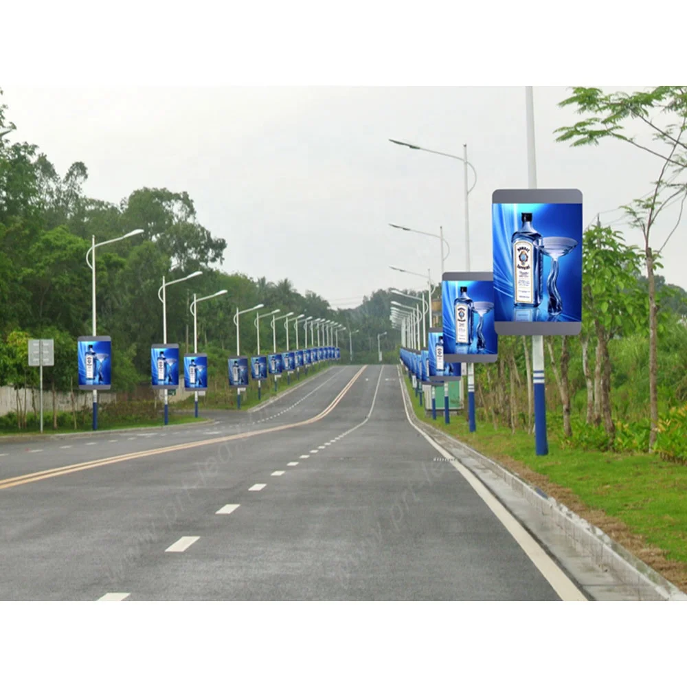 เสาไฟถนนน้ำหนักเบาพร้อมป้ายดิจ - Outdoor Lighting Pole บทวิจารณ์และราคา