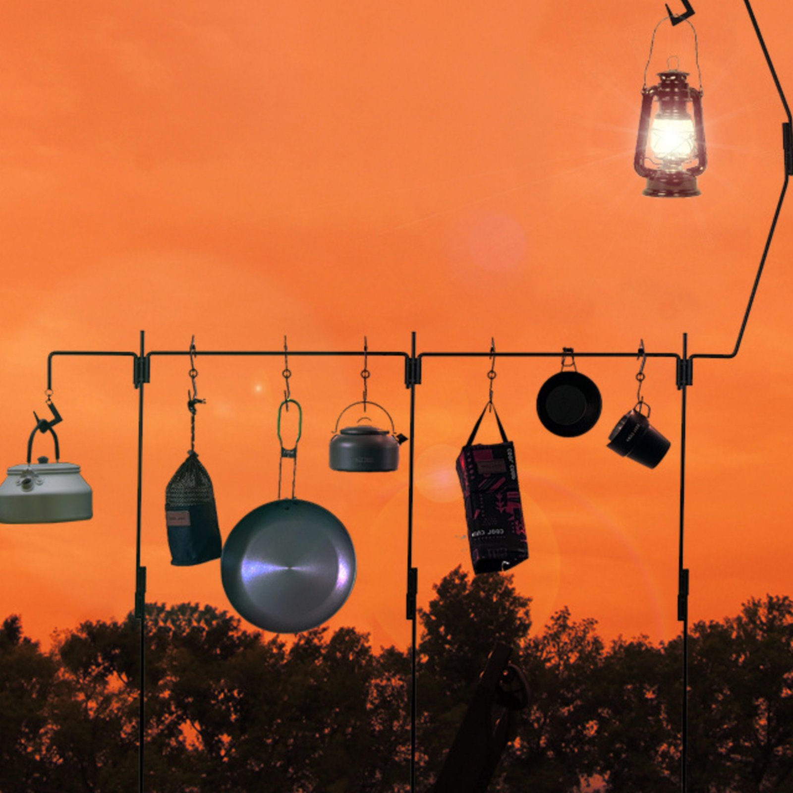 ขาตั้งโคมไฟสำหรับตั้งแคมป์ ประ - Outdoor Lighting Pole บทวิจารณ์และราคา