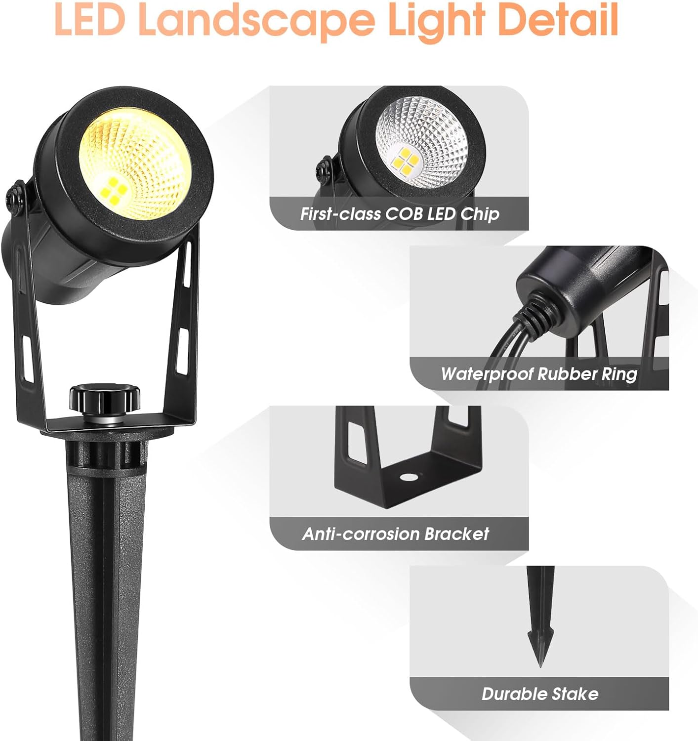 ไฟภูมิทัศน์แรงดันต่ำ 6 ชิ้น, ไ - Outdoor Lighting Low Voltage บทวิจารณ์และราคา