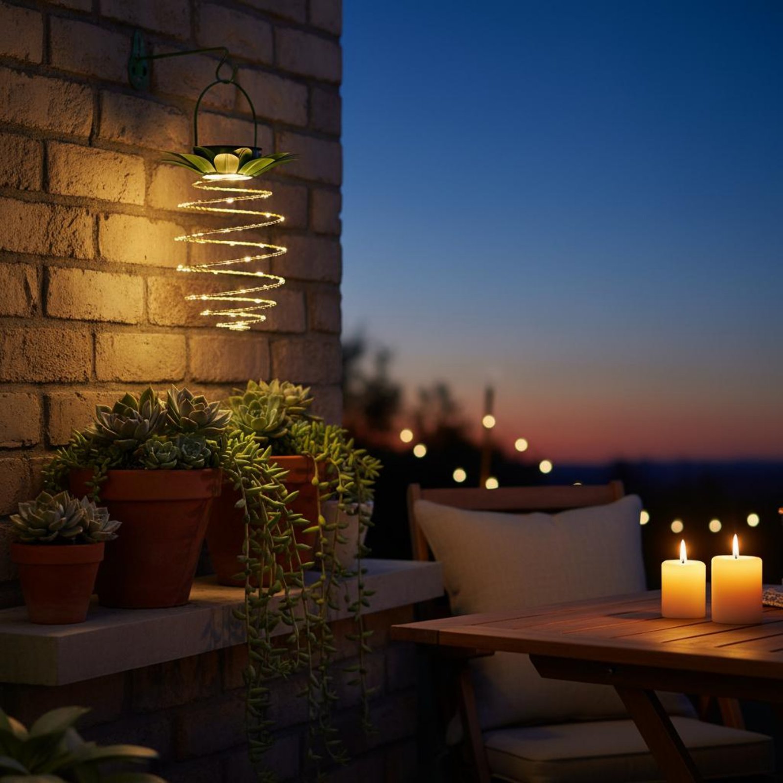 โคมไฟพลังงานแสงอาทิตย์รูปสับปะ - Outdoor Lighting For Patio บทวิจารณ์และราคา