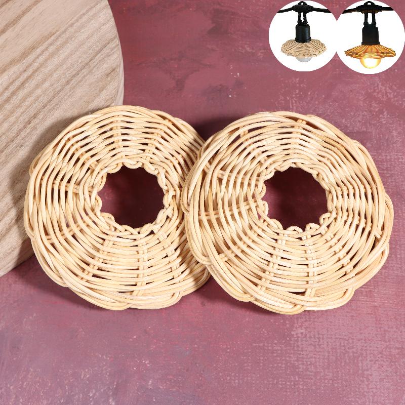 โคมไฟหวายทอมือ 2 ชิ้น โคมไฟระย - Outdoor Lighting Chandelier บทวิจารณ์และราคา