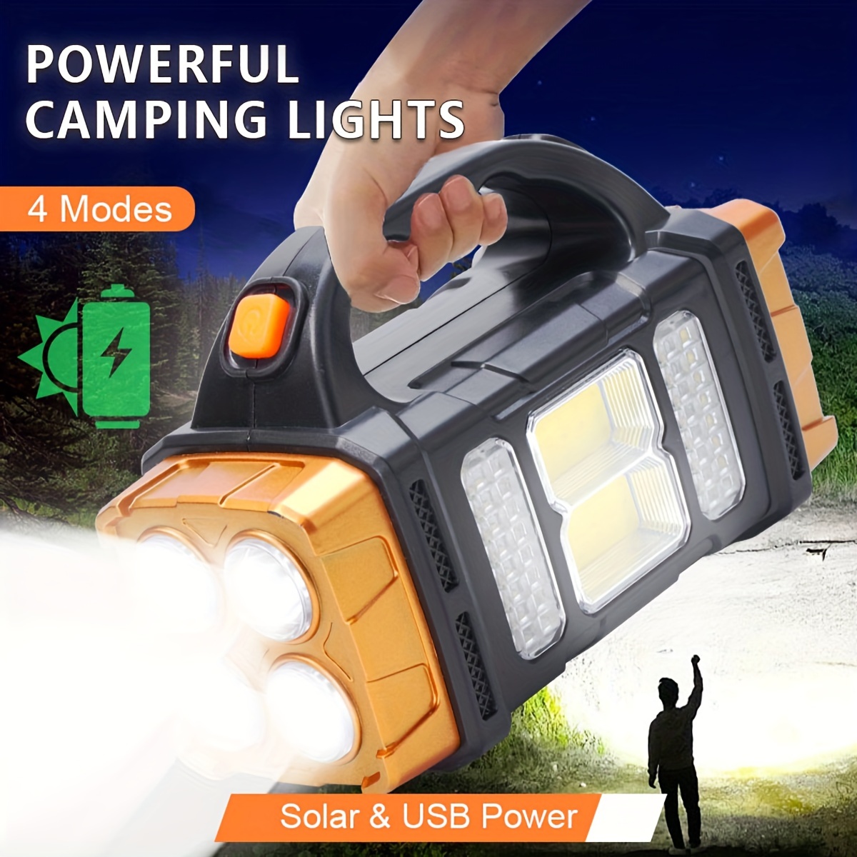 อัพเกรดใหม่ ไฟฉาย LED พลังงานแ - Outdoor Lighting Guide บทวิจารณ์และราคา