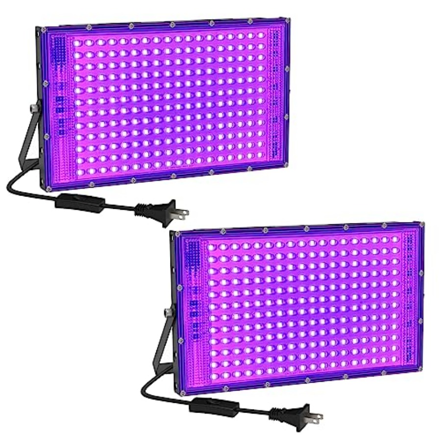 ไฟ LED สีดำ 150W 2 ชิ้น, ไฟสีด - Led Flood Light บทวิจารณ์และราคา
