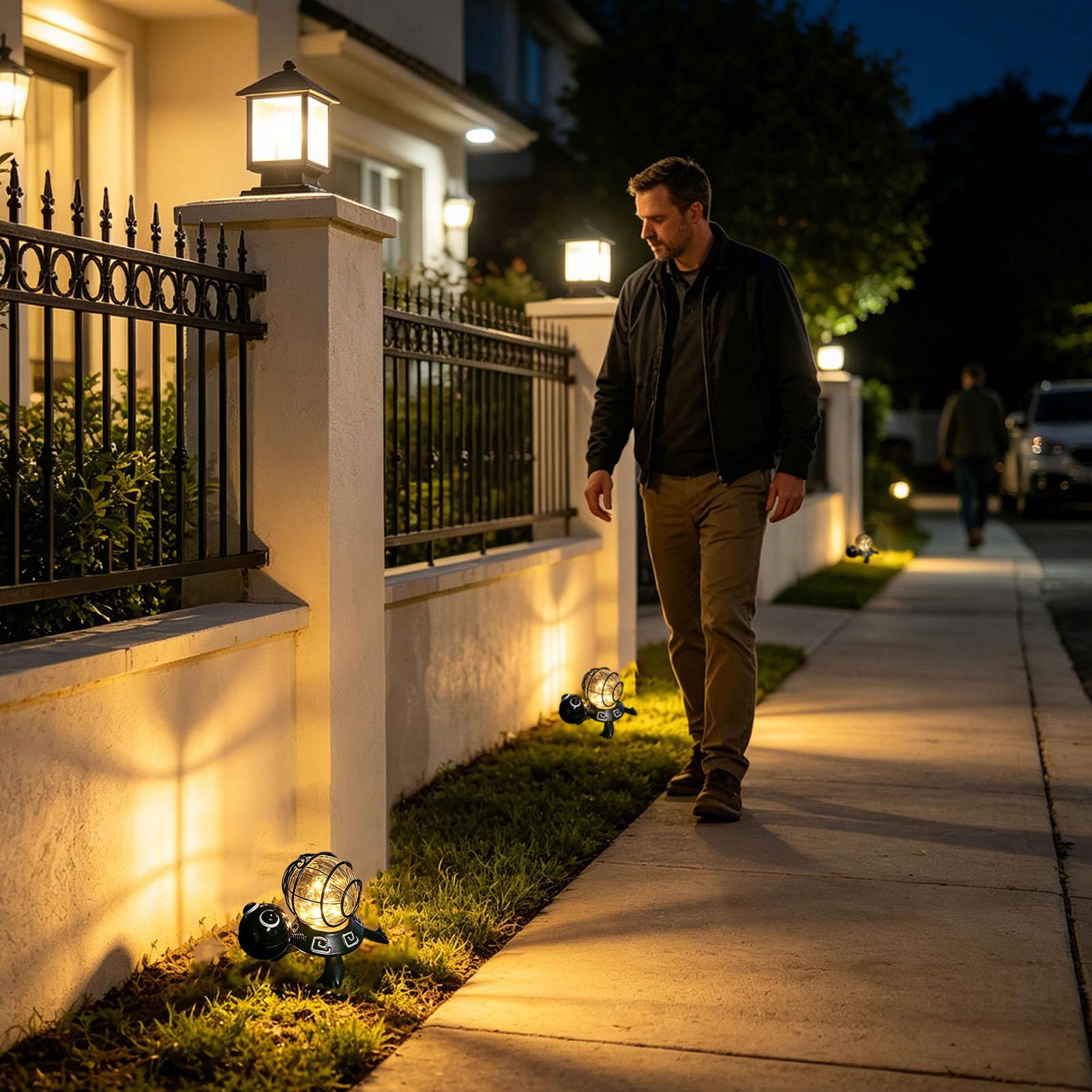 ไฟโซลาร์รูปเต่าสำหรับตกแต่งสวน - Outdoor Lighting For Patio บทวิจารณ์และราคา