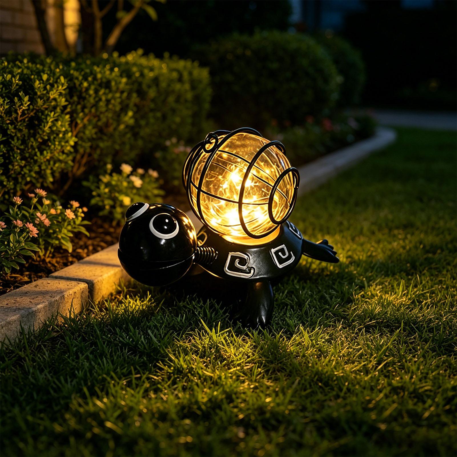 ไฟโซลาร์รูปเต่าสำหรับตกแต่งสวน - Outdoor Lighting For Patio บทวิจารณ์และราคา